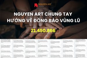 NGUYEN ART CHUNG TAY HƯỚNG VỀ ĐỒNG BÀO VÙNG LŨ (1)