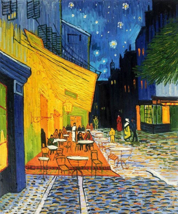 the cafe terrace at night vincent van gogh